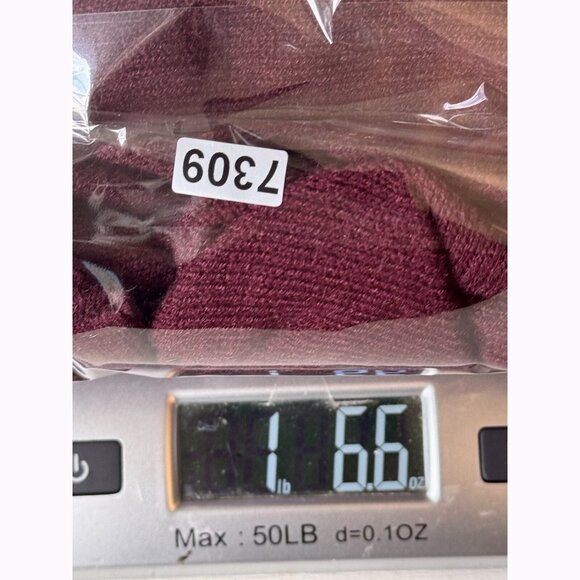 Eloquii Women’s 16 Cowl Neck Side Split Sweater Midi Dress Burgundy Stretch - Picture 11 of 14